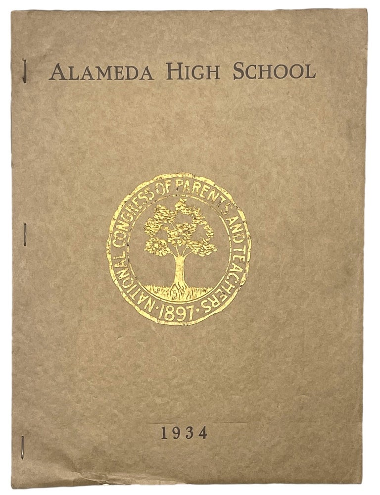 Item #10127 Alameda High School 1934. Alameda High School Parent Teacher Association.