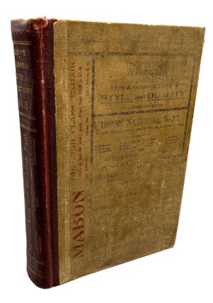 Item #10515 Walsh's Columbia South Carolina City Directory for 1913