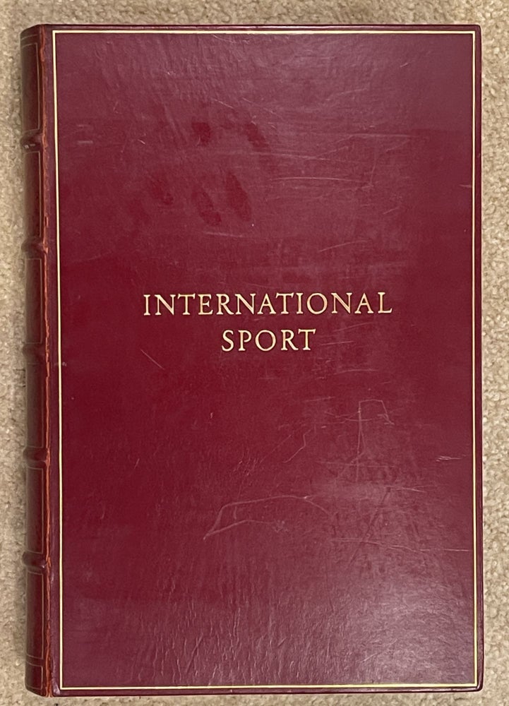 Item #10602 International Sport: The Anglo-American Equestrian World. Alphons STOCK.
