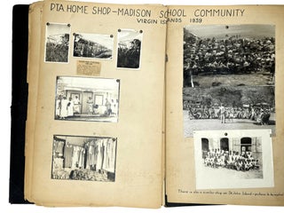 Item #10841 Photo Album Documenting the Education of Afro-Virgin Islanders in the U.S. Virgin...