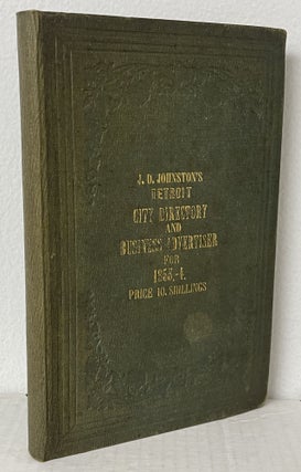 Item #11063 Johnston's Detroit Directory and Business Advertiser for 1853-4