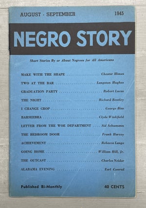 Item #11067 Negro Story. Short Stories By Or About Negroes For All Americans. Vol. II, No. 1,...