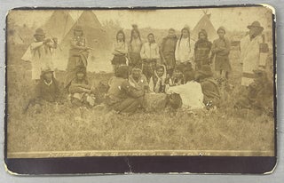 Item #11068 Photograph of an Assiniboine Pow-Wow at Moosomin, Saskatchewan. Frederick W. STEELE