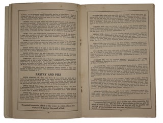 Savings and Thrift Cookbook