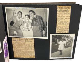 Photograph Album and Scrapbook Documenting a California Boy's Fight With Polio in the 1950s