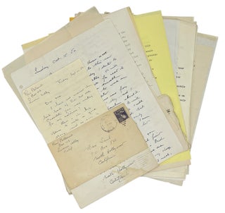 Item #11424 Archive of Letters by French American Author Rene Belbenoit, Devil's Island Escapee...