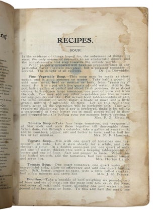 Old Blue Stocking Cook Book