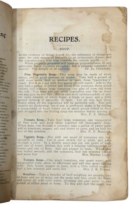 Old Blue Stocking Cook Book