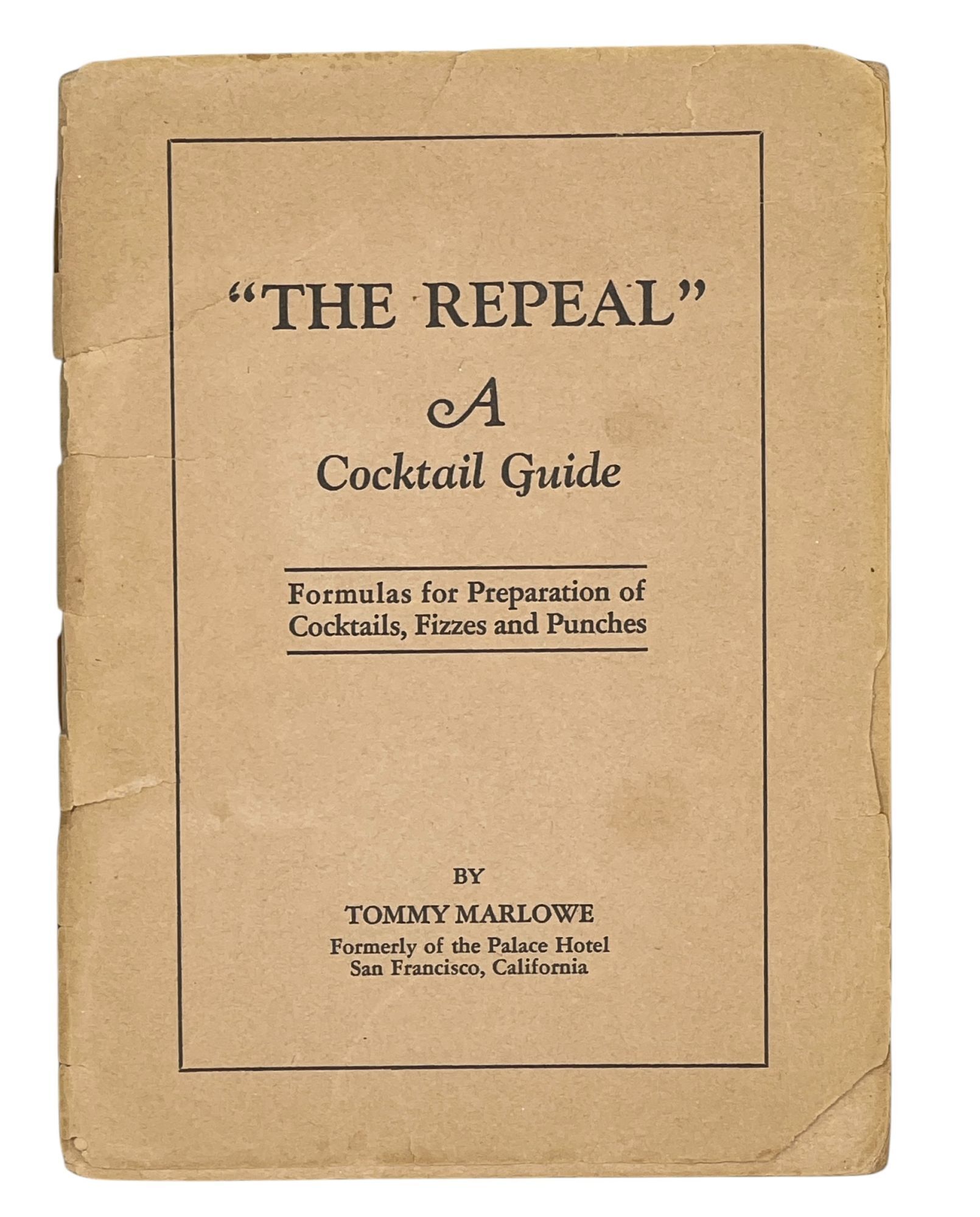 Cocktail Formula The Repeal A Cocktail Guide. Formulas for Preparation of Cocktails ...