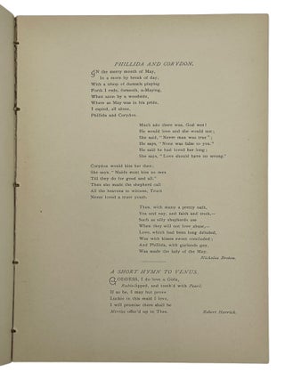 Sweet Saint Valentine; Songs and Sonnets For Happy Lovers