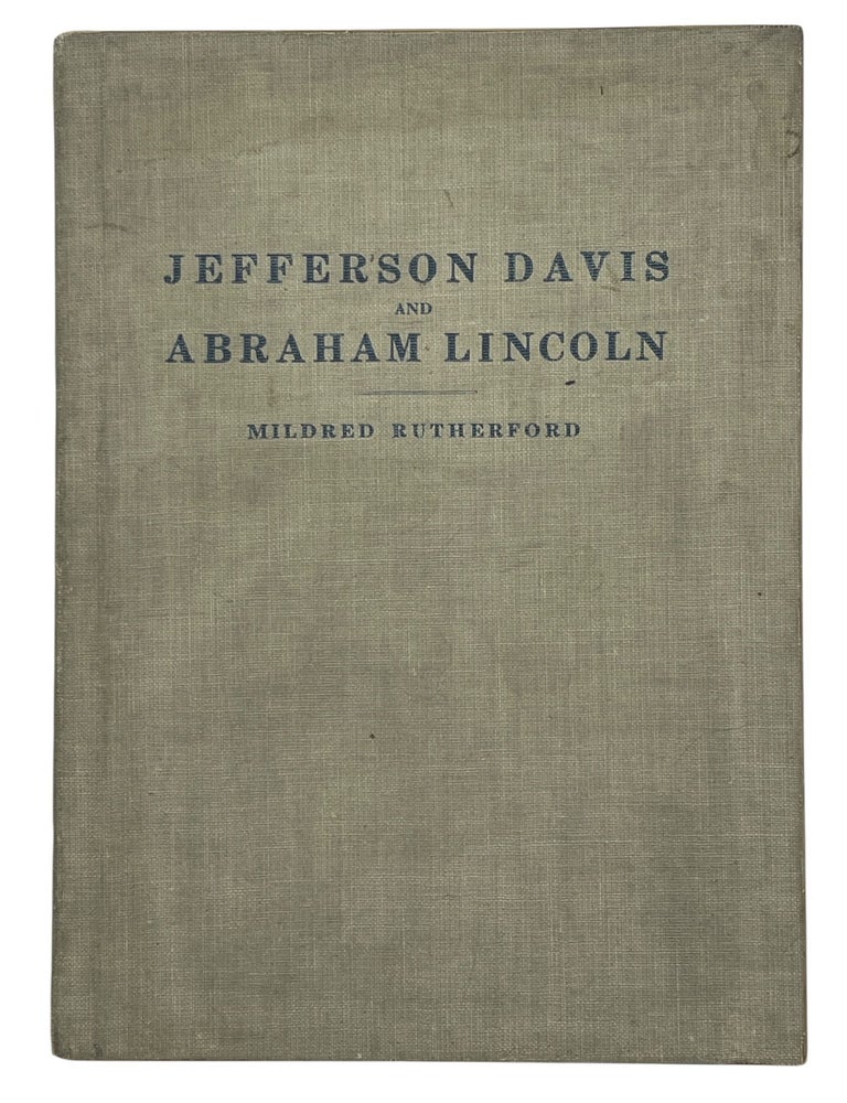 Jefferson Davis The President of the Confederate States and Abraham ...