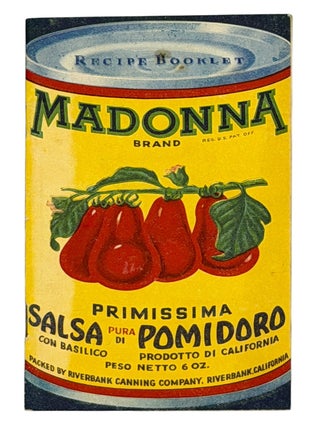 Recipe Booklet. Madonna Brand Fancy Pure Tomato Paste