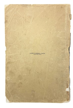 California Cook Book (Spanish Recipes)
