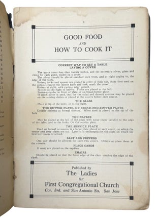 Good Food and How to Cook It