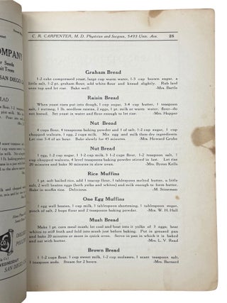 Exposition Cook Book. Compiled from Tested Recipes of the Ladies of East San Diego, California