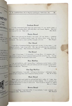 Exposition Cook Book. Compiled from Tested Recipes of the Ladies of East San Diego, California