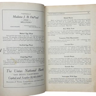 Exposition Cook Book. Compiled from Tested Recipes of the Ladies of East San Diego, California