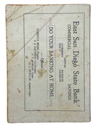 Exposition Cook Book. Compiled from Tested Recipes of the Ladies of East San Diego, California