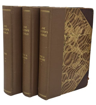 Item #14717 The Novels of Jane Austen in Ten Volumes (Vols 1, 4 and 7 only). Jane AUSTEN