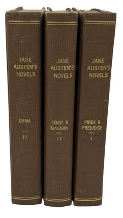 The Novels of Jane Austen in Ten Volumes (Vols 1, 4 and 7 only)