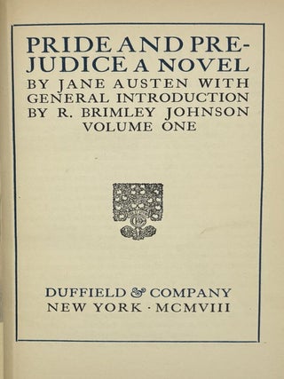 The Novels of Jane Austen in Ten Volumes (Vols 1, 4 and 7 only)
