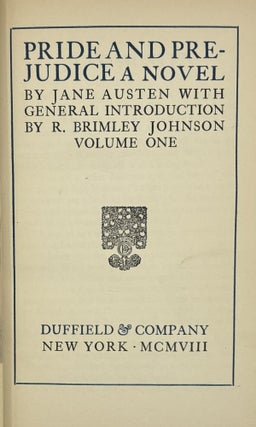 The Novels of Jane Austen in Ten Volumes (Vols 1, 4 and 7 only)