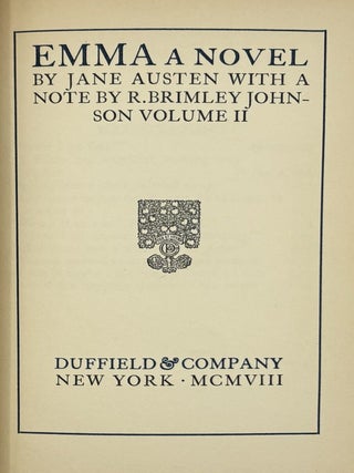 The Novels of Jane Austen in Ten Volumes (Vols 1, 4 and 7 only)