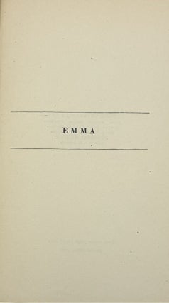 The Novels of Jane Austen; The Text Based on Collation of the Early Editions