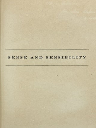 The Novels of Jane Austen; The Text Based on Collation of the Early Editions