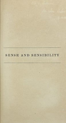 The Novels of Jane Austen; The Text Based on Collation of the Early Editions