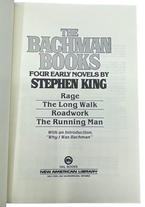 The Bachman Books; Four Early Novels by Stephen King