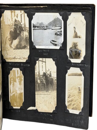 Photograph Album Compiled by Dominic McCluskey, an Alaskan Native Student at the Chemawa Indian School