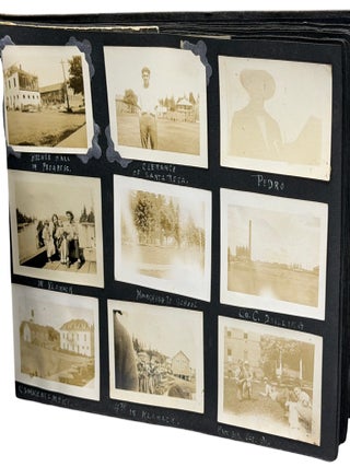 Photograph Album Compiled by Dominic McCluskey, an Alaskan Native Student at the Chemawa Indian School
