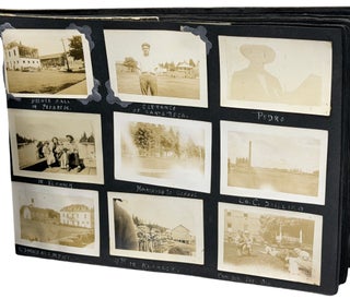 Photograph Album Compiled by Dominic McCluskey, an Alaskan Native Student at the Chemawa Indian School