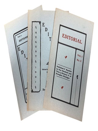 Editorial [Three Issues