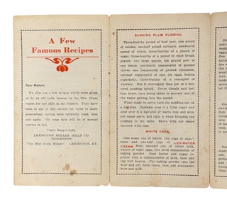 A Few Famous Recipes By An Old Kentucky Cook