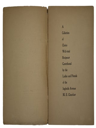 Ladies Aid Society Cook Book