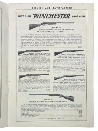 (Sample Copy) Sporting Goods Dealers Fall and Winter Catalog Published annually for the trade by Hunting & Fishing--National Sportsman 1936