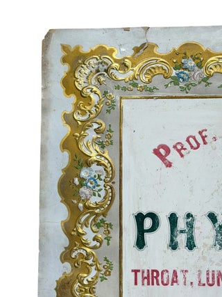 Prof. R.J. Lyons Physician of the Throat, Lungs, Liver, Heart & Blood, Known All Over the Country as The Celebrated Indian Herb Doctor. Appointments For the Years 1863 and 1864.
