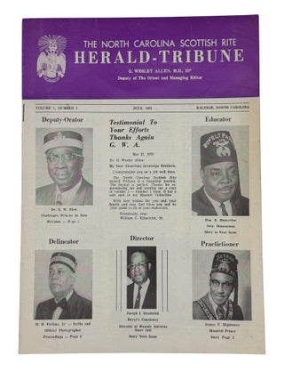 The North Carolina Scottish Rite Herald-Tribune