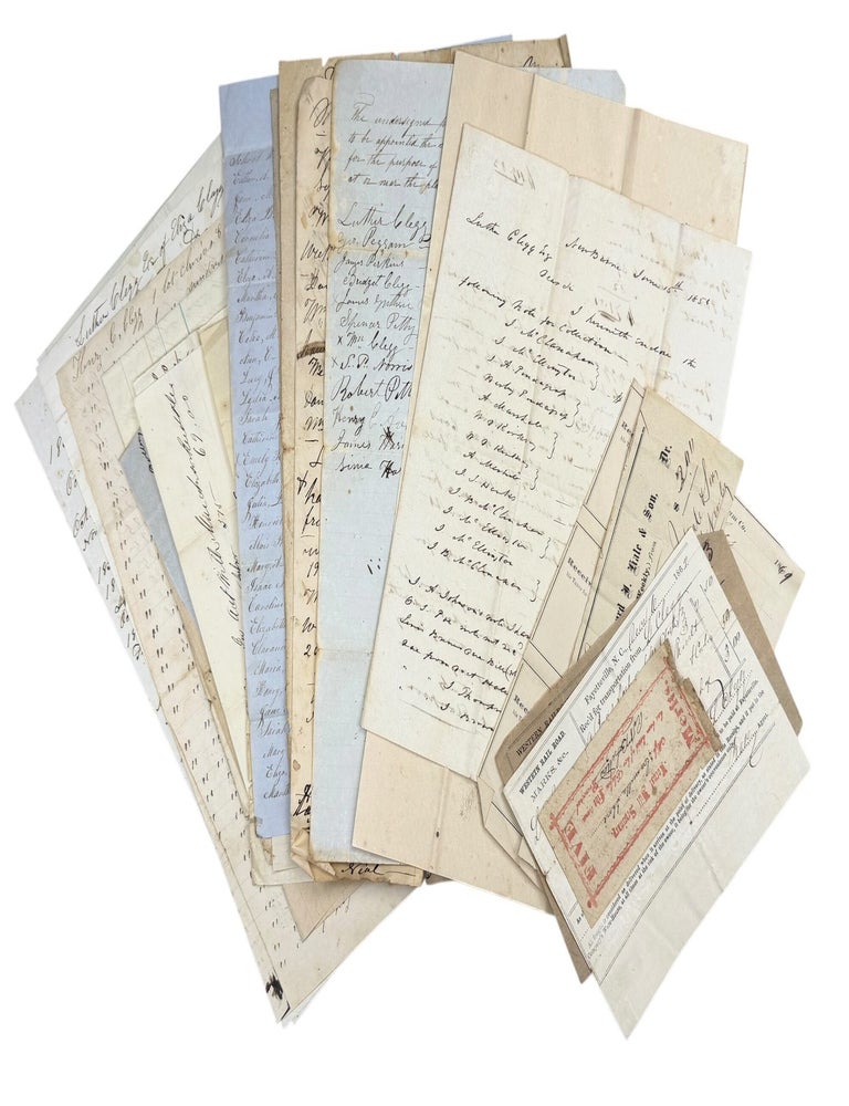 Item #15771 Collection of Documents Belonging to Luther Clegg of Chatham County, North Carolina