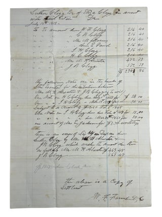 Collection of Documents Belonging to Luther Clegg of Chatham County, North Carolina