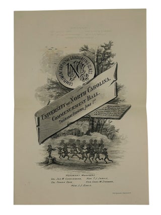 Collection of Invitations to Commencement Exercises and Balls at the University of North Carolina