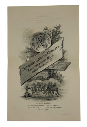 Collection of Invitations to Commencement Exercises and Balls at the University of North Carolina