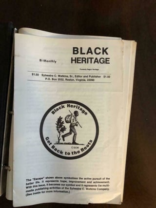 Item #4053 Black Heritage Magazine (Eight Issues