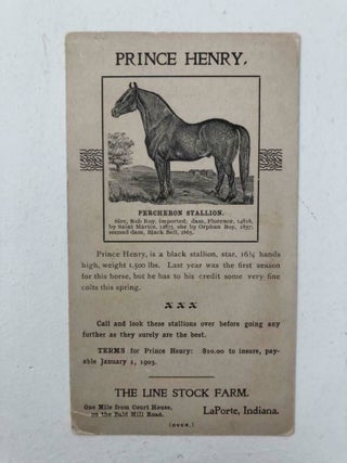 Item #4154 Advertisement for Stallions