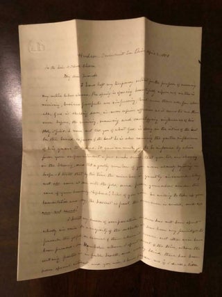 Item #4170 1858 Hudson, Ohio Letter