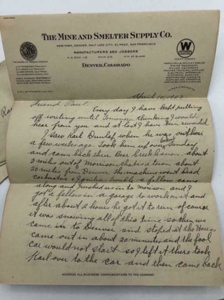 Item #4250 1923 Denver, Colorado Letter