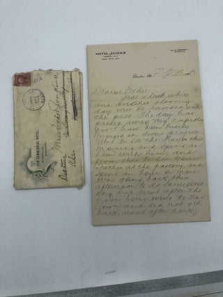 Item #4259 Love Letters by a Man Traveling for Work in Alabama and Mississippi