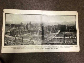 Item #4430 Collection of Ten Posters Depicting Damage from the San Francisco Earthquake Printed...